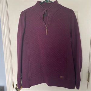 L.L. Bean Women’s Quilted Quarter-Zip Pullover